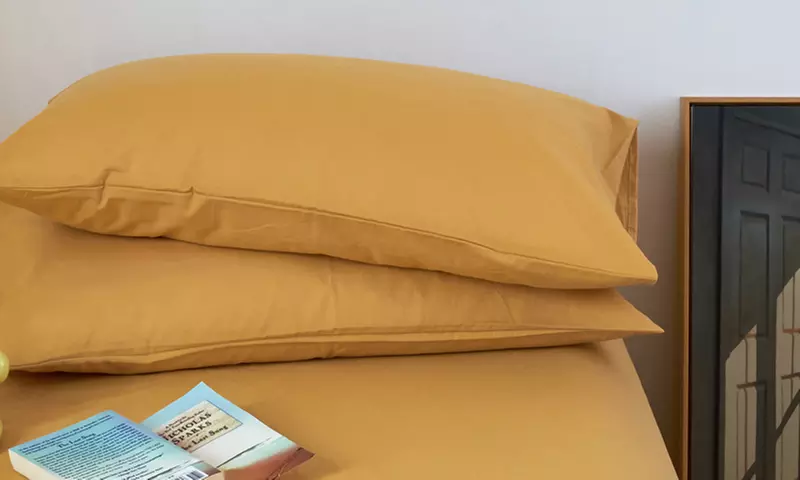 Pure Cotton 2 Piece Pillowcase Set