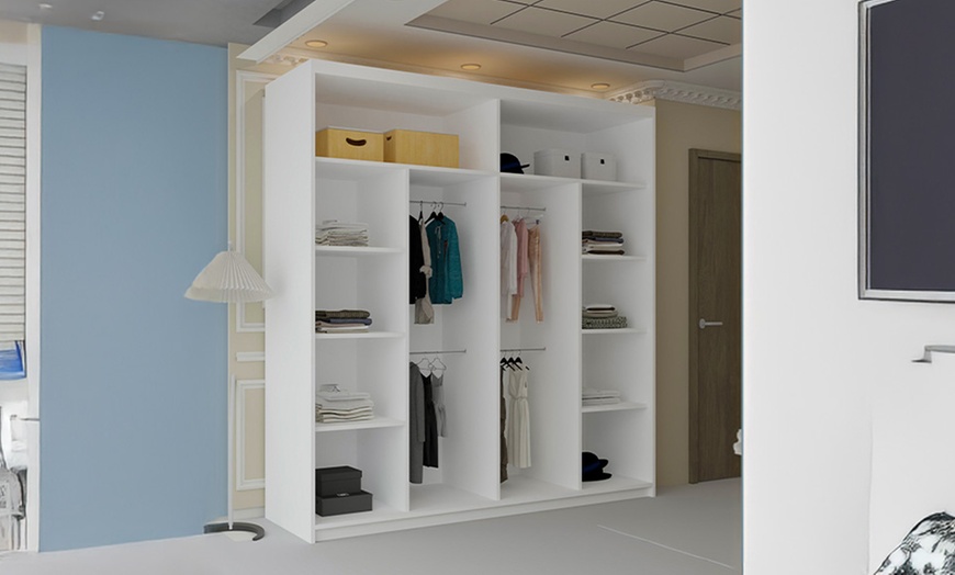 Image 3: Sliding Wardrobes 4u Sliding Doors Wardrobe with Mirror