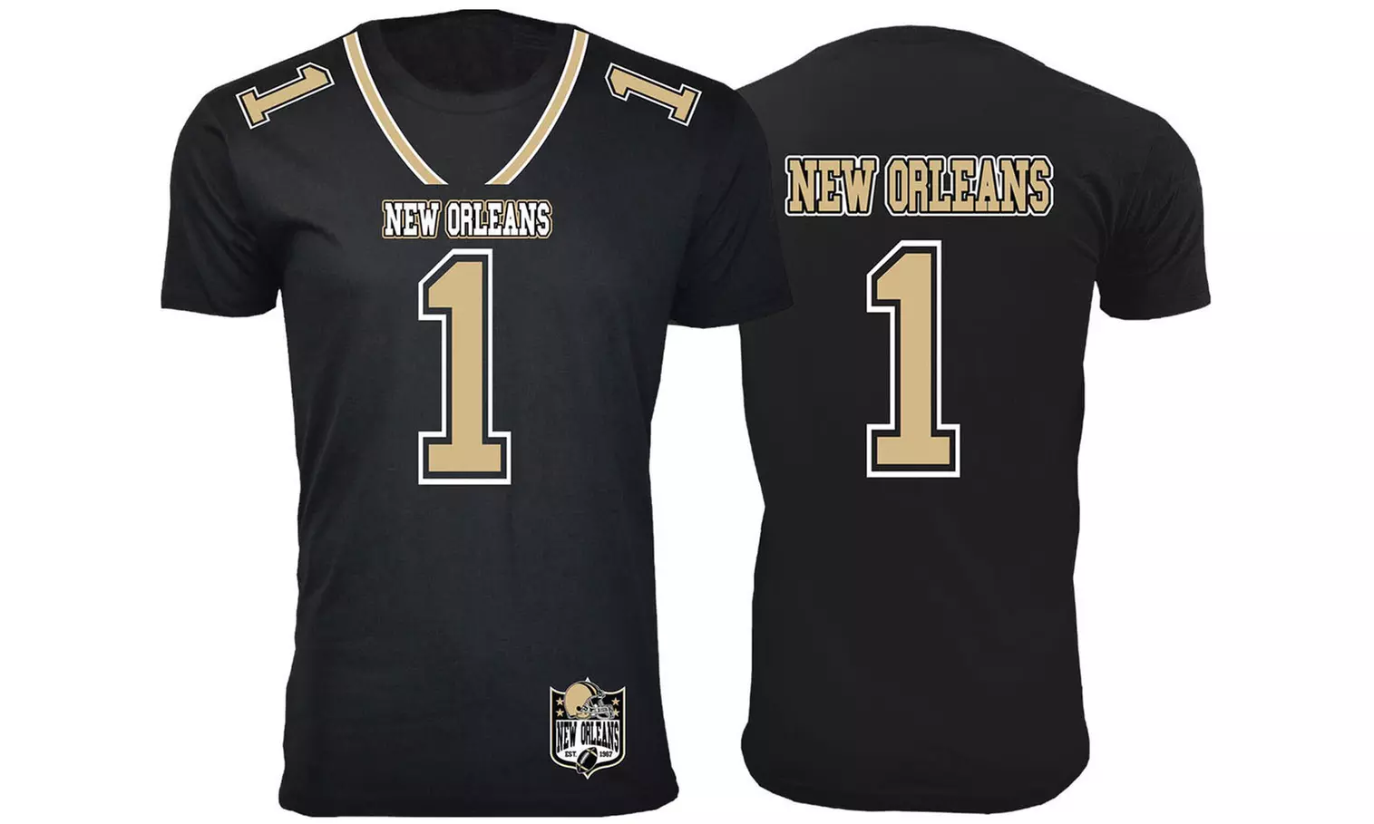 Men's Football Team Jersey T-Shirts (Extended Sizes Available)