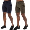 Image 14: Two-Pack Enzo Men's Fleece Shorts 