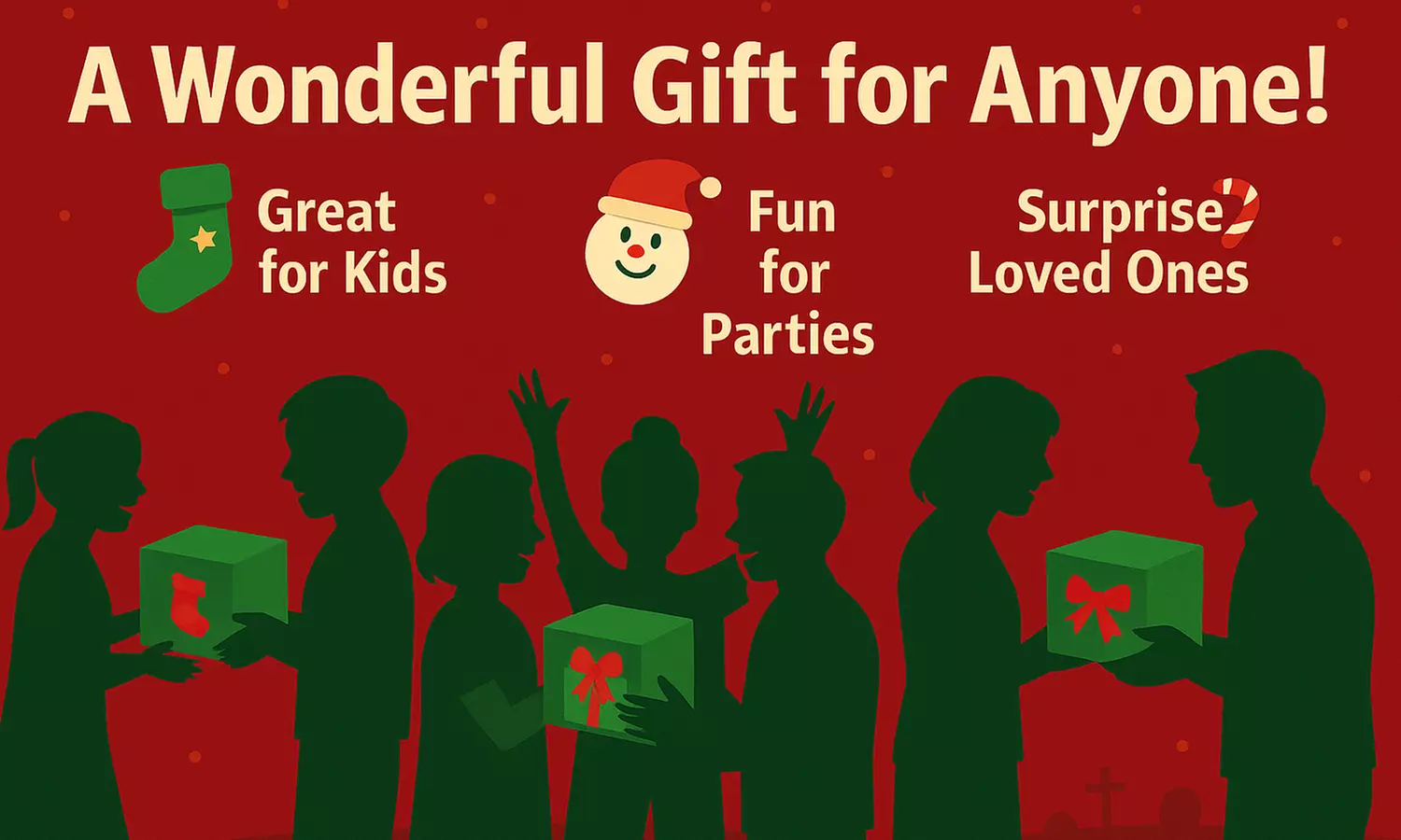 Christmas Snack & Candy Gift Box – Holiday Treats & Chocolate for Kids