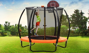 Trampoline Basketball Set