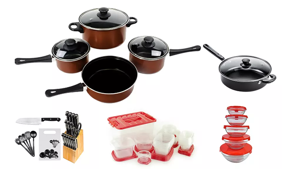 Cookware and Cutlery Starter Set (102-Piece) - Second Medium