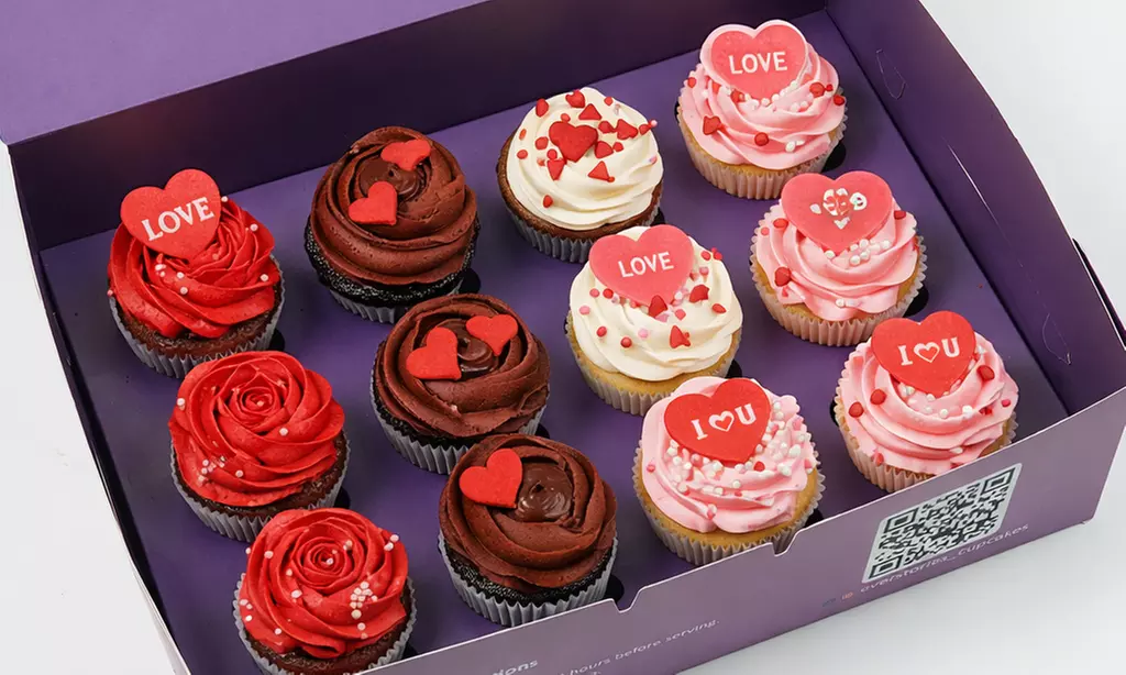 Choice Of 12 Cupcake Box Or Spend AED 50, 100 Or 200 On Anything