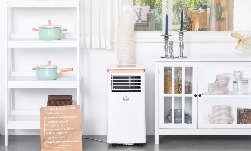 Image 1: HomCom 7000, 9000, 10000 BTU Portable Air Conditioners 