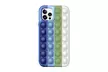 Coque en silicone avec bulles "Push and Pop" compatible avec iPhone®, modèle au choix - Second Medium