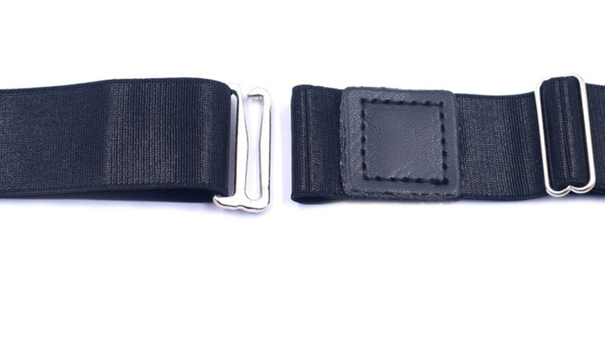 Image 2: Anti-Slip Slim Shirt Belt