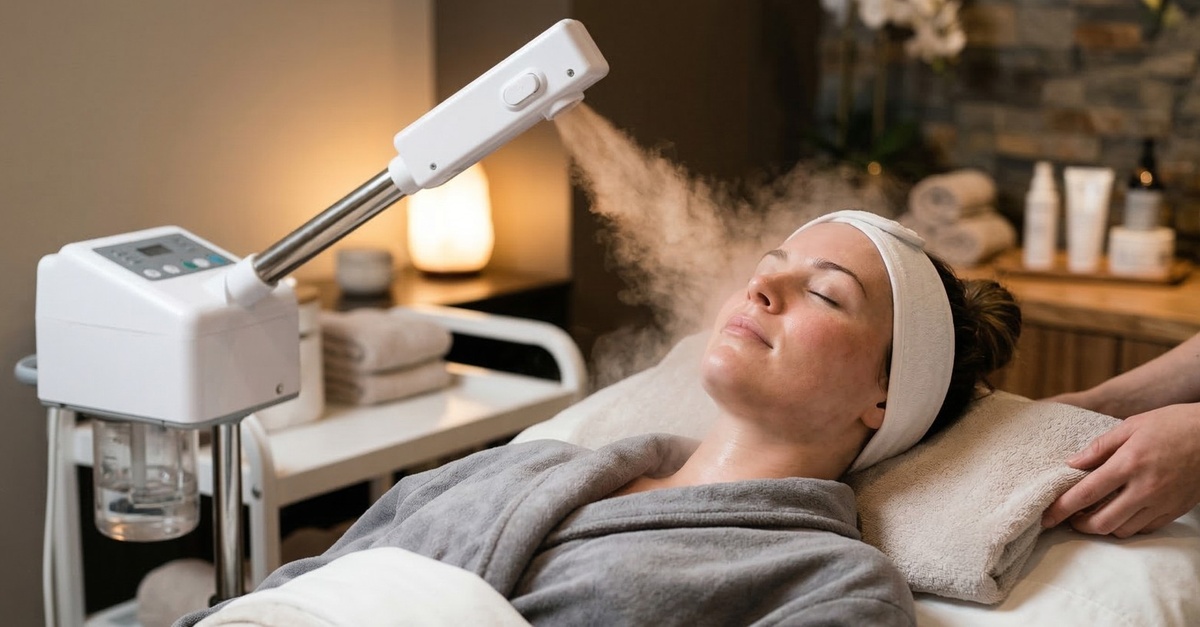 Limpieza facial con microdermoabrasión y máscara LED en Barcelona