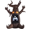 Image 3: HomCom Halloween Inflatable Tree with LED Lights