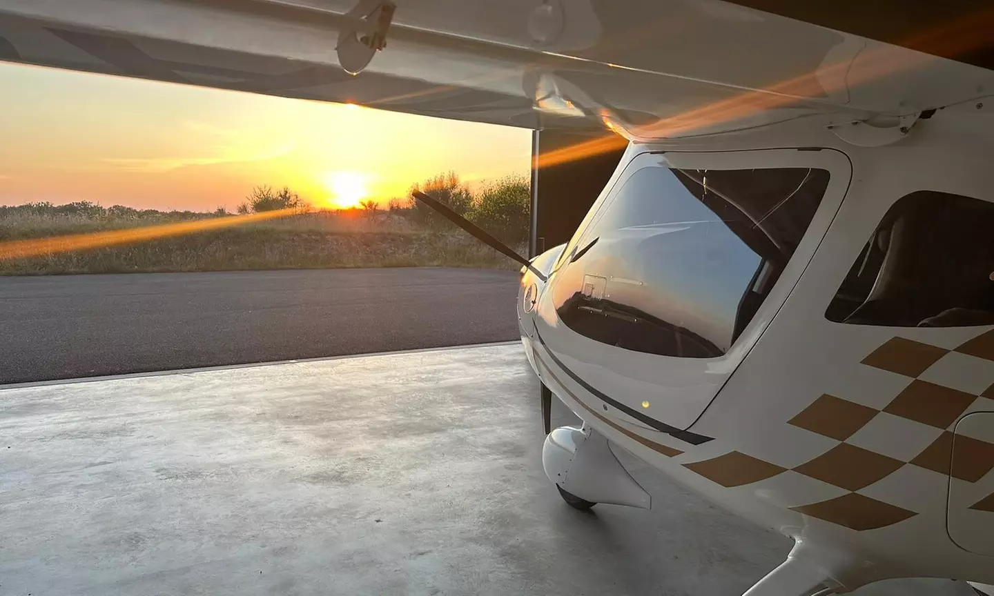 Baptême de l'air en ULM au-dessus du Lot