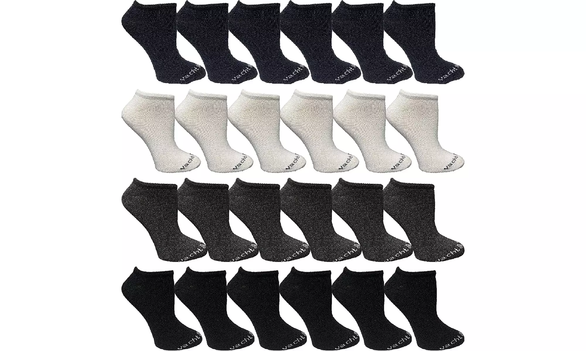 12 or 24 Yacht & Smith Women's Ankle Socks