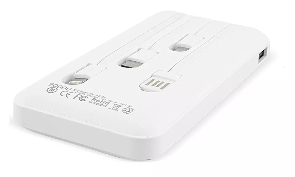 Batería externa de 2000 mAh para móvil, tablet o PC