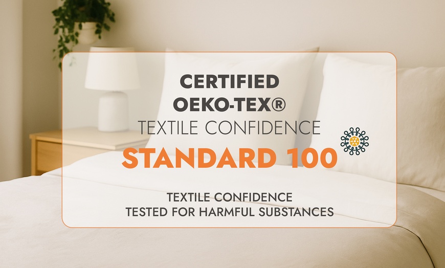 Image 6: Einfarbiger grauer Kissenbezug, Sampur