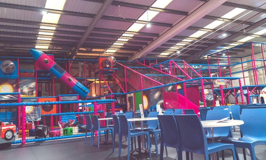 Image 2: All-in-One Indoor Playframe with Dining for Adults & Children