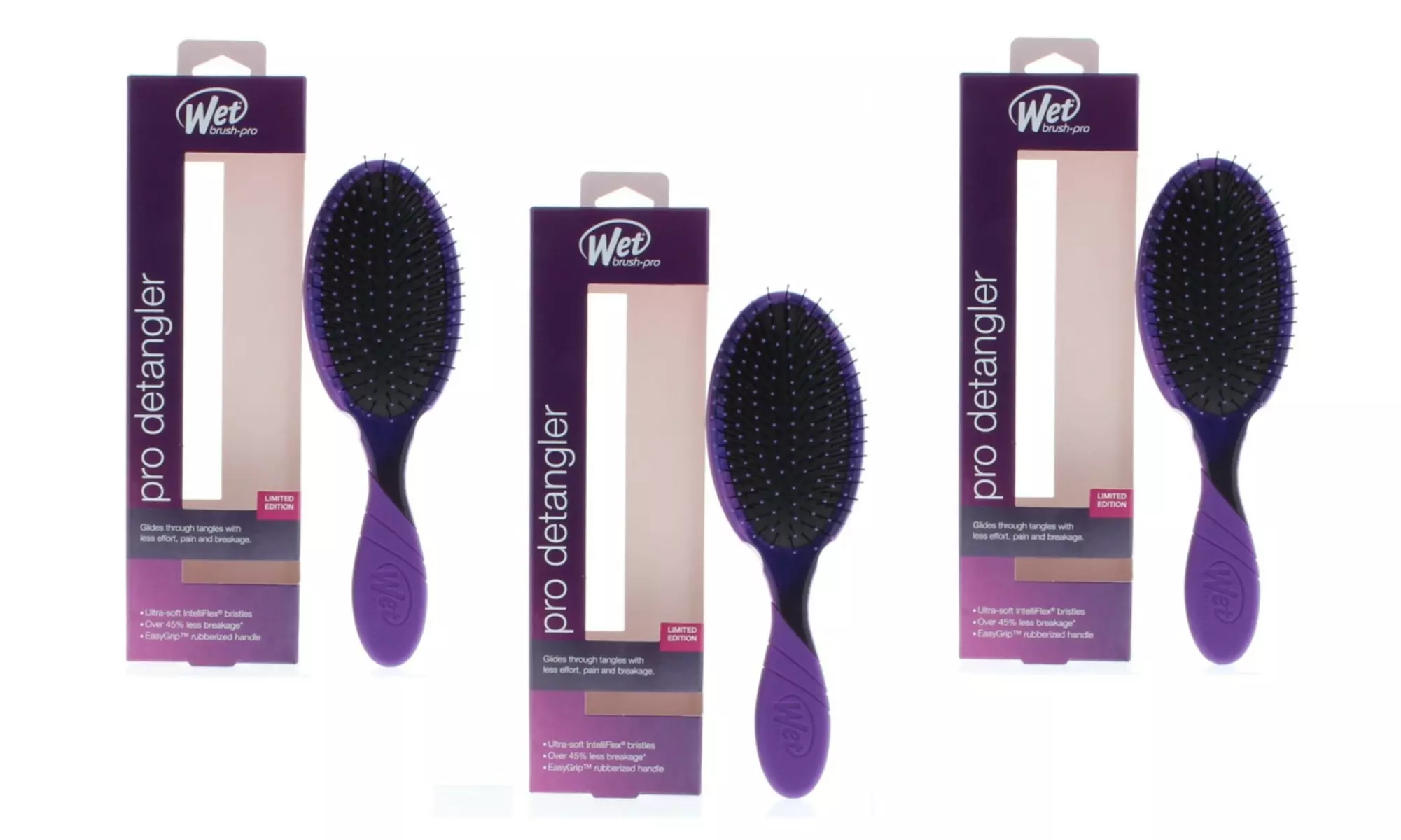 The Wet Brush Up to Three Packs of Original or Backbar or Detangler Brushes