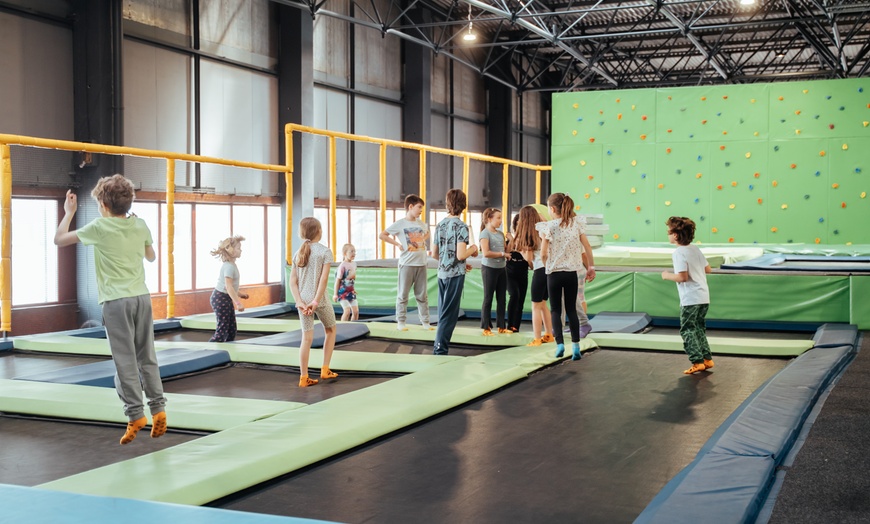 Image 3: Rozrywka w parku trampolin i dmuchańców: nawet cały dzień zabawy!