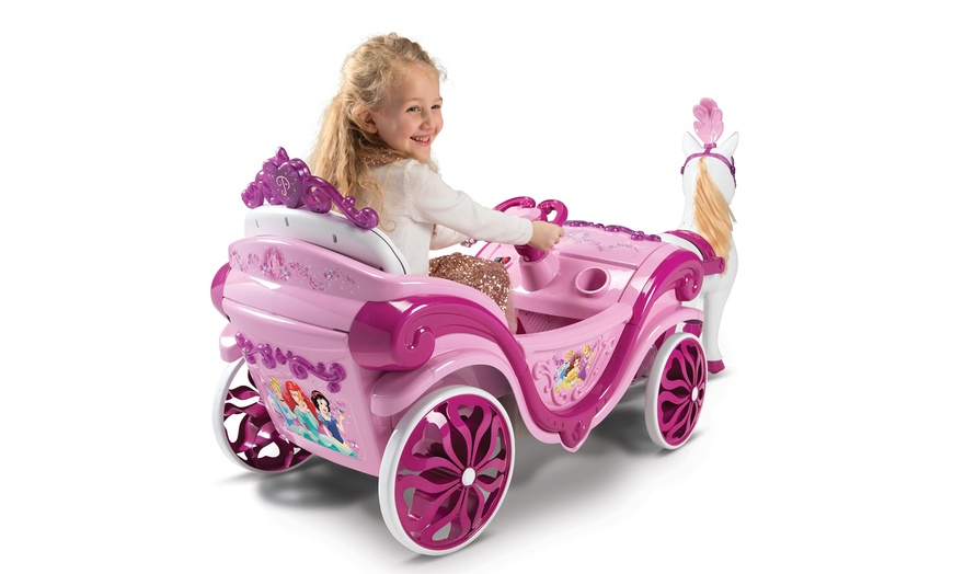 Image 5: Huffy Disney® Princess Horse and Carriage Ride-On