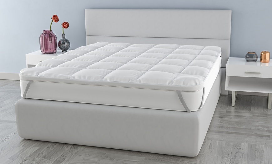 Image 1: Sobrecolchón de 600 g/mg acolchado de 6 cm de altura