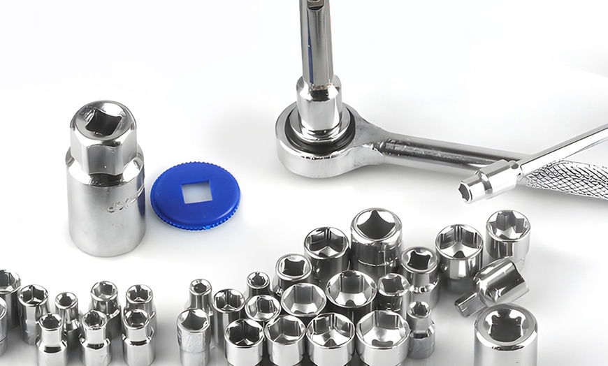 Image 7: Set chiavi a cricchetto da 40 pezzi