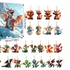 Image 3: Dragon Baby Pendant Christmas Advent Calendar Blind Box