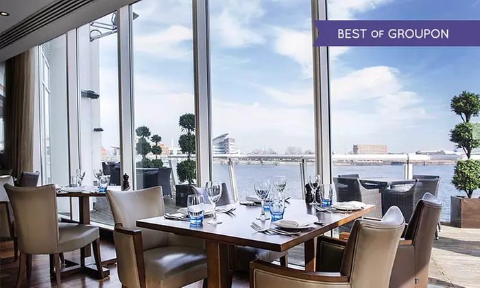 Two-Course Dinner with Fizz for Two or Four at Tempus at Tides Bar and Restaurant (Up to 50% Off) - Primary Image