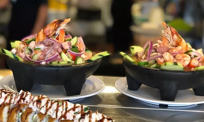 $25 to Spend on Spicy Shrimp, Sushi Rolls & More Mexican Seafood 