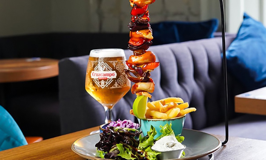 Image 10: Two-Course Meal with a Glass of Wine for Two or Four a A Village Pub