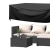 Image 3: Four-Piece Rattan-Effect Garden Sofa Set with Optional Cover