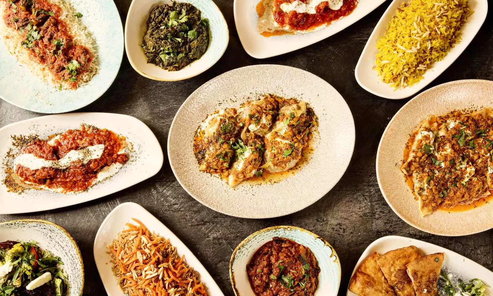 Afghanisches 3-Gänge-Menü für 2 oder 4 Personen