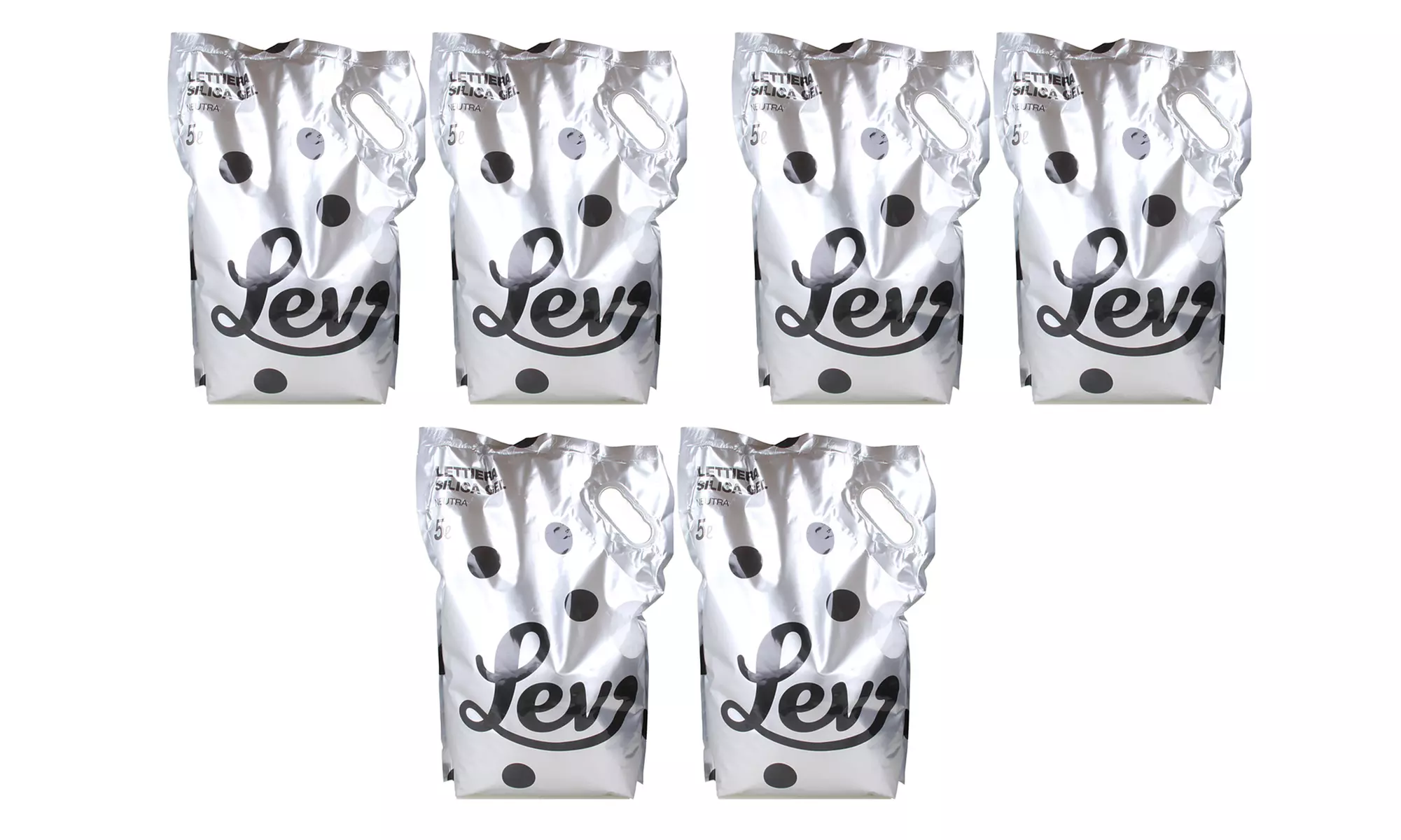 Fino a 6 lettiere silica gel Lev