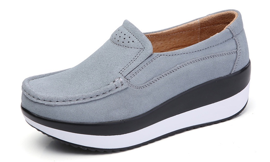 Image 8: Slip-On Platform Loafers