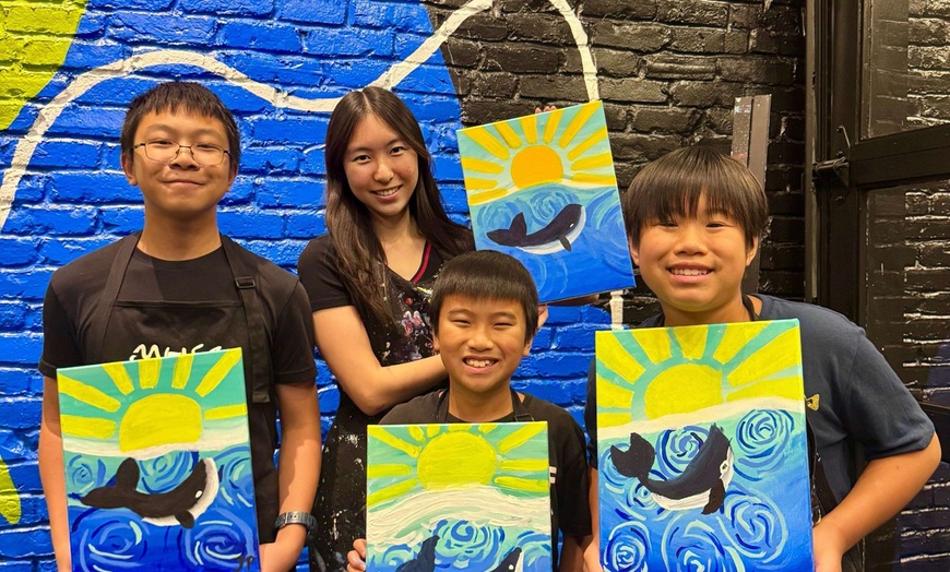 Image 9: Paint and Sip Experience for Two or Four at Muse Paintbar: Nashville