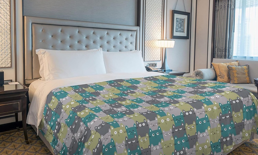 Image 10: Tagesdecke aus Piqué-Baumwolle für Frühling und Sommer