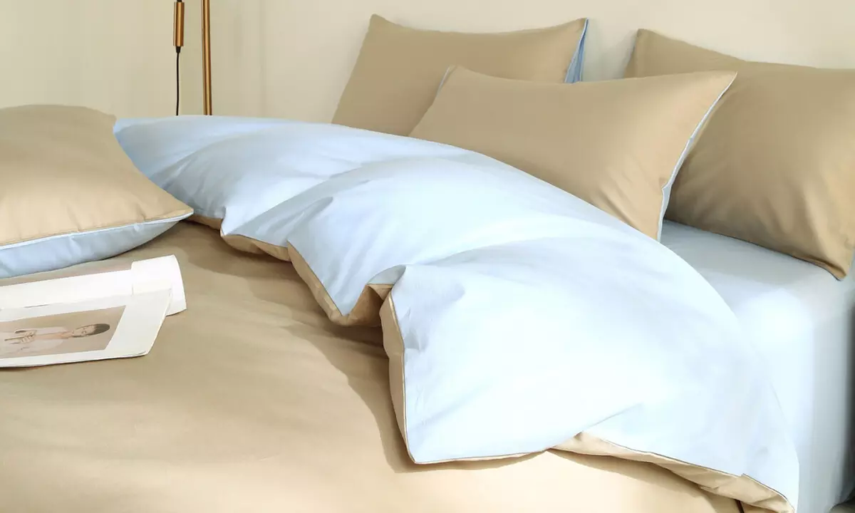 Reversible Pure Cotton Pillowcase Pair