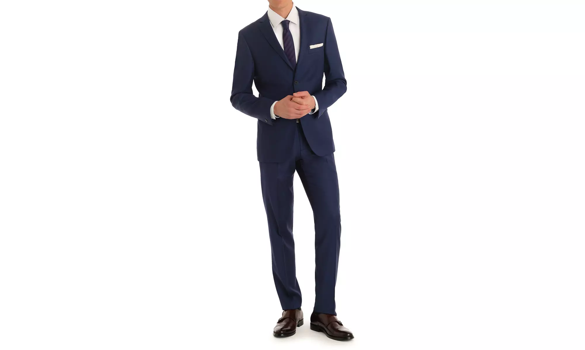 Vincent Moretti Men's Slim-Fit Suit (2-Piece) (42Sx36W) - Second Medium