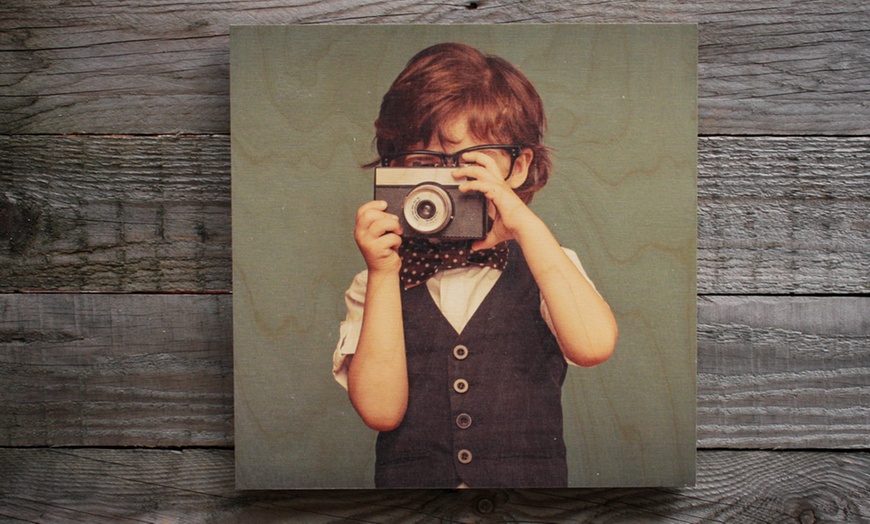 Image 3: Photo Print on Plywood Canvas