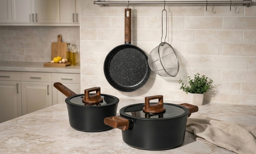 Image 17: Cocotte avec couvercle, batterie de cuisine de 6 ou 13 pièces