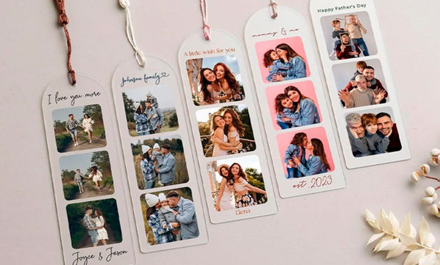 Image 7: One or Two Custom Photo Acrylic Bookmarks