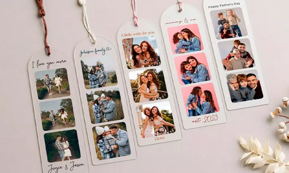 One or Two Custom Photo Acrylic Bookmarks