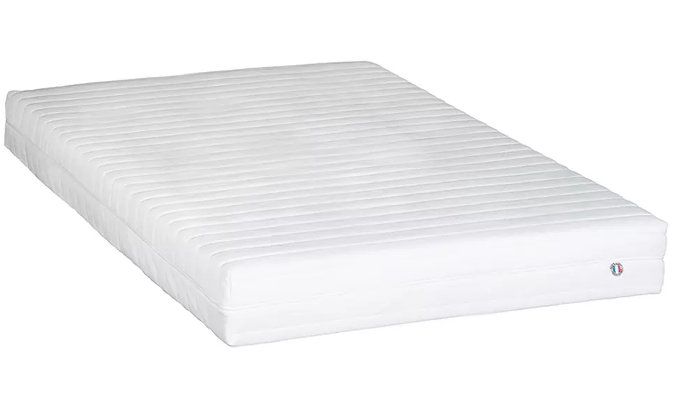 Matelas "Ergo" fabrication française, mousse Haute Densité et latex