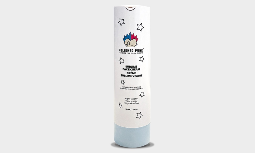 Polished Punk - Sublime Face Cream for Kids & Tweens, Fragrance-Free, 50 ml