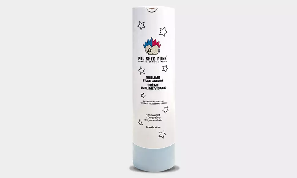 Polished Punk - Sublime Face Cream for Kids & Tweens, Fragrance-Free, 50 ml - Primary Image