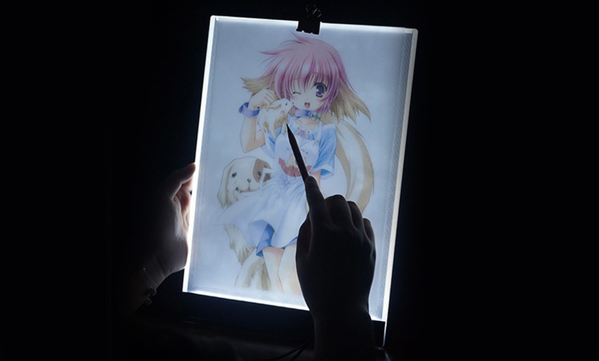 Image 7: A4 LED Drawing Light Box