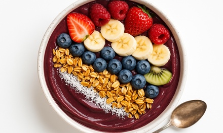 Para 1 persona: 1 bowl a elegir con 1 bebida a elegir - Cambur Batidoteca- Café