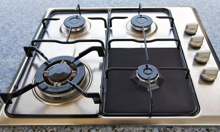 Gas Range Stove Top Burner Protector Reusable Liner Clean Non-stick Cover