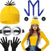 Image 1: 5-Piece Minion-Inspired Costume Set; Adjustable Fit and Classic Design