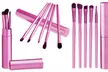 Eyeshadow Cosmetic Brushes Set with Tin Cylinder Case (5 Piece) - Second Medium