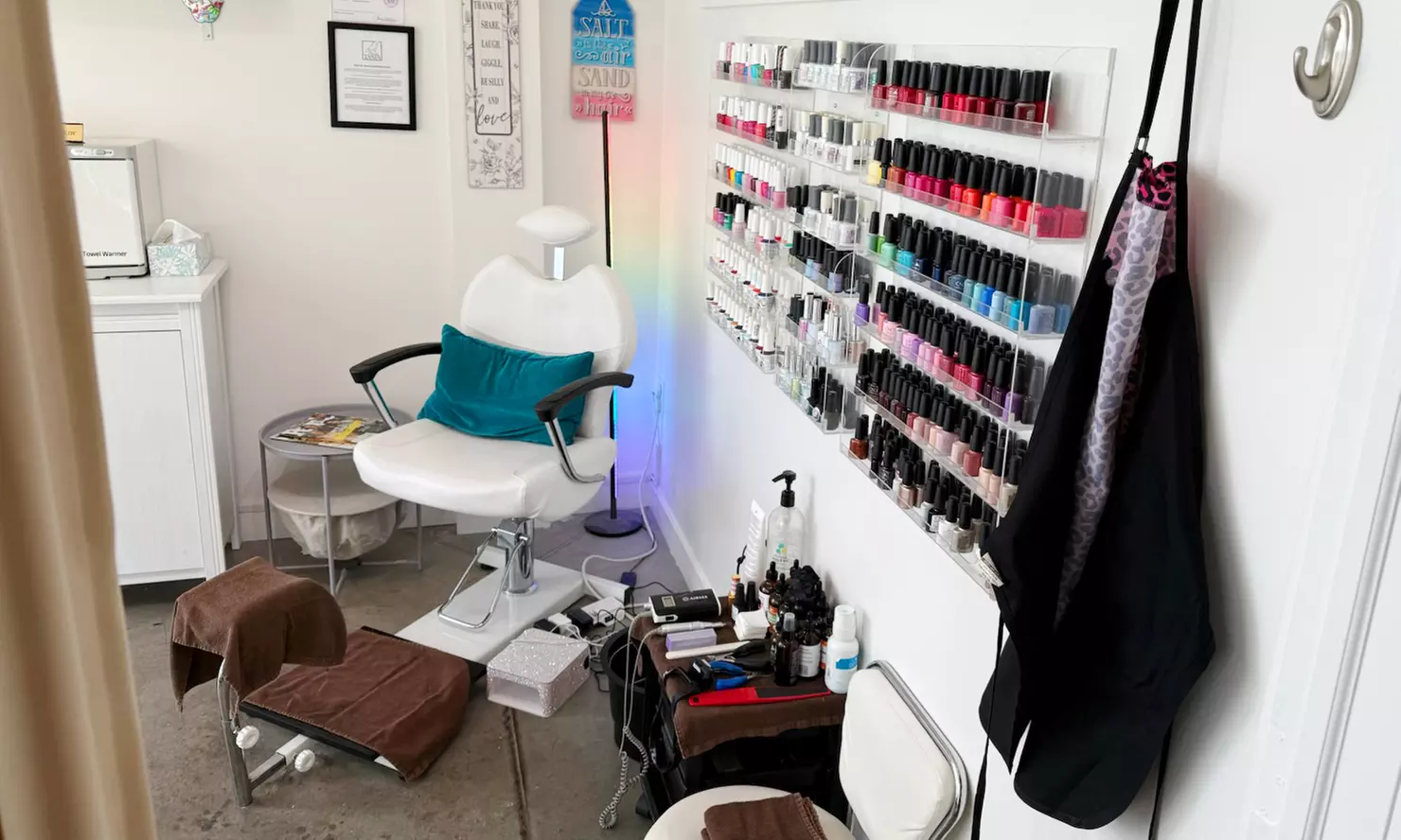 Spa Manicure/Pedicure with Shellac or Combo