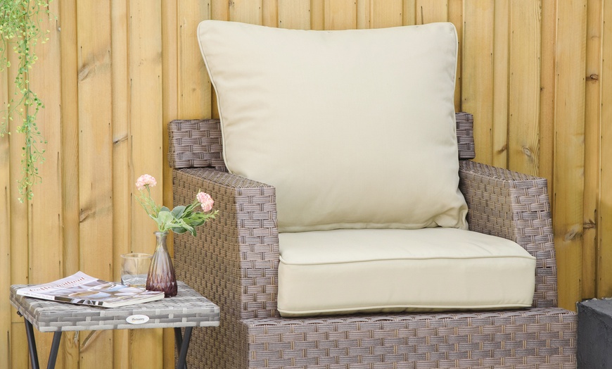 Image 48: Outsunny Outdoor Chair Cushions