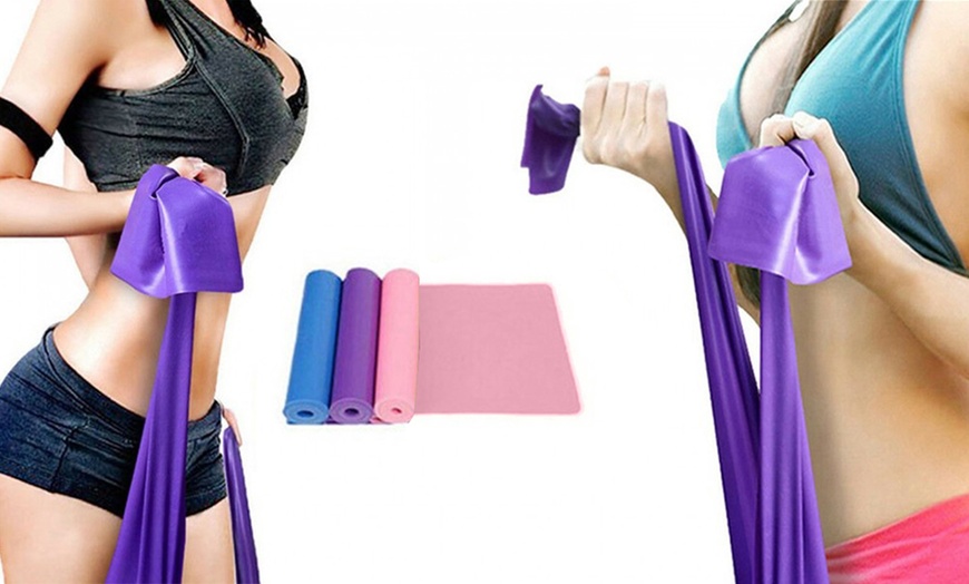 Image 2: Elastic Yoga Band Sets